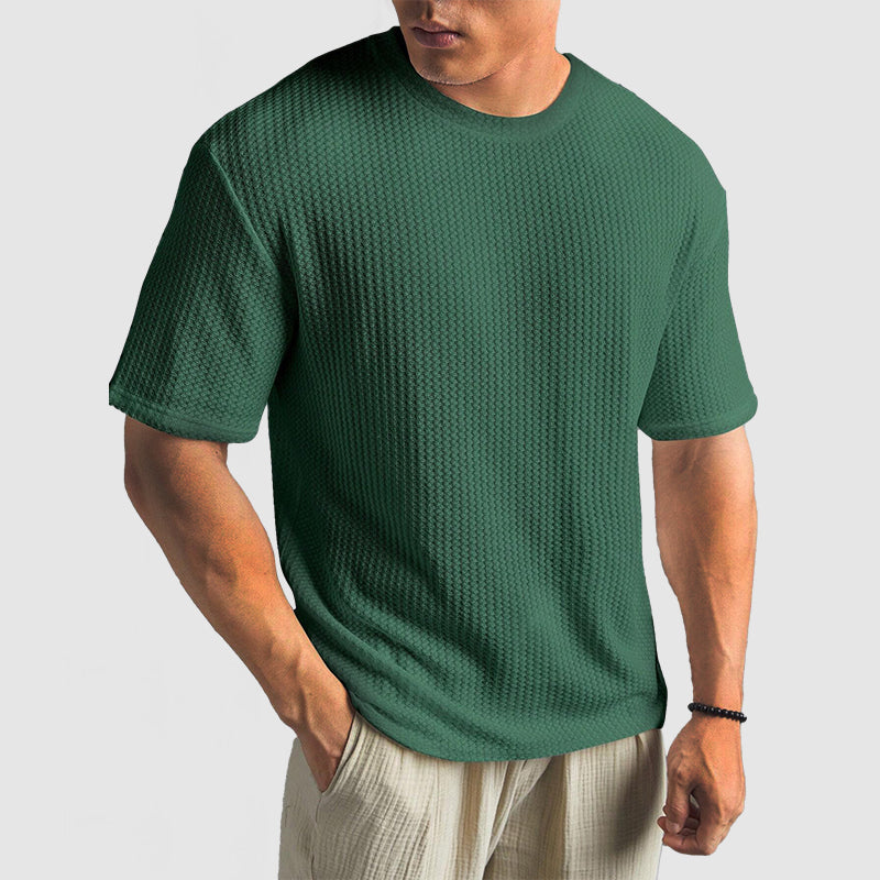 Men's Textured Knit T-Shirt