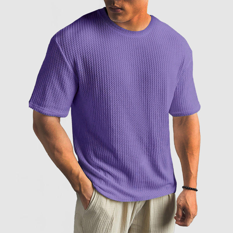 Men's Textured Knit T-Shirt