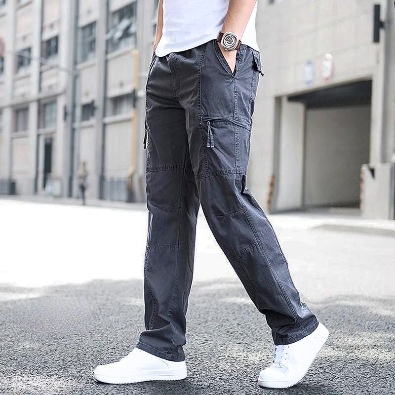 Oscar | Men's Straight-Leg Cargo Pants with Pockets