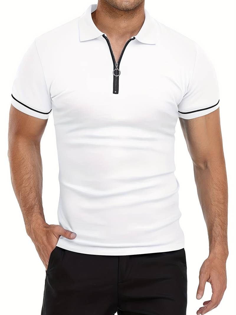Tailored Cotton Polo Shirt for Men
