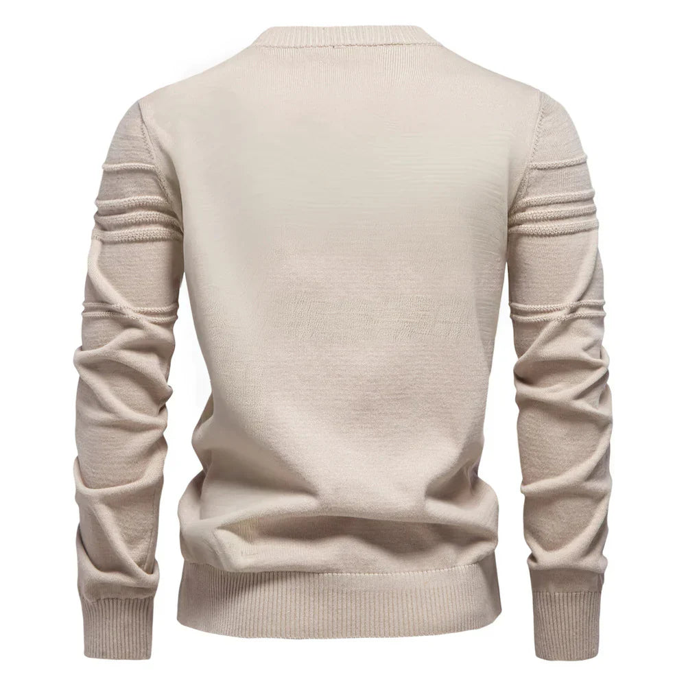 Men's Sweater with Chest Pattern