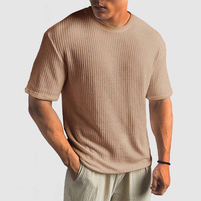Men's Textured Knit T-Shirt