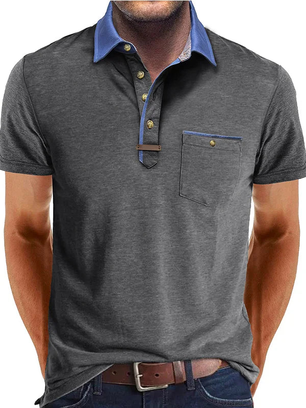 Casual Cotton Polo Shirt for Men