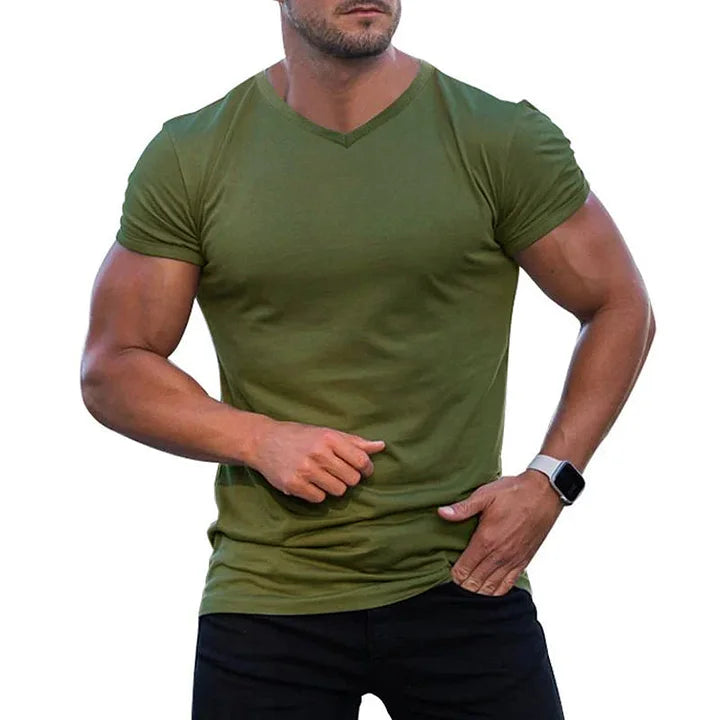 Slim-Fit V-Neck T-Shirt