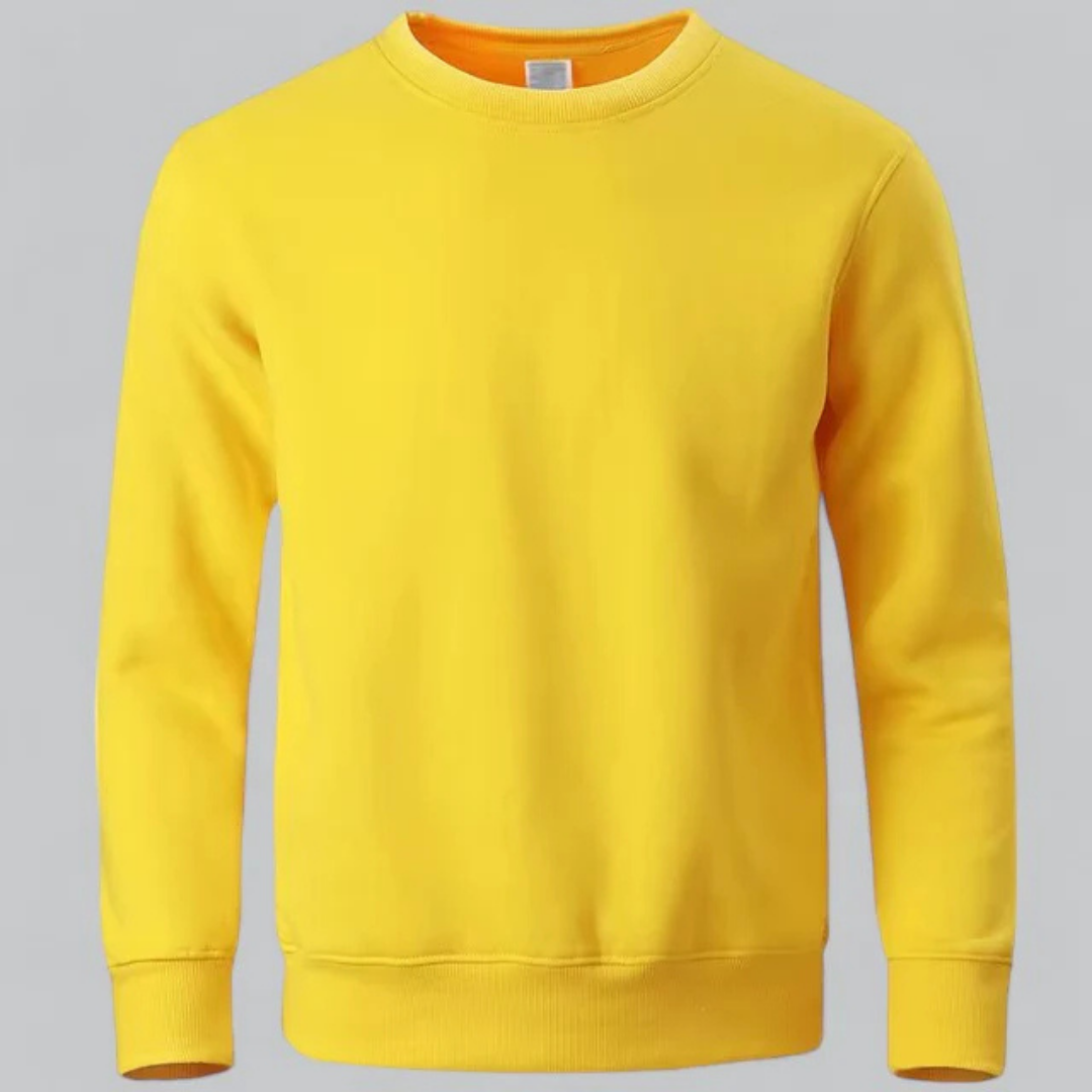 Men's Classic Casual Crewneck Sweater | Long Sleeve