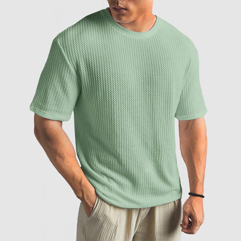 Men's Textured Knit T-Shirt