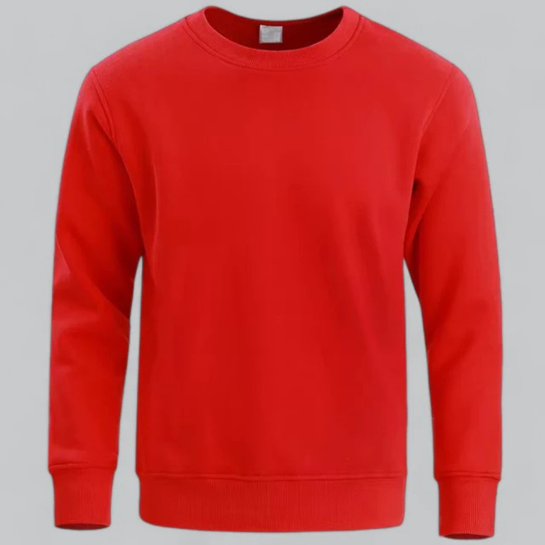 Men's Classic Casual Crewneck Sweater | Long Sleeve