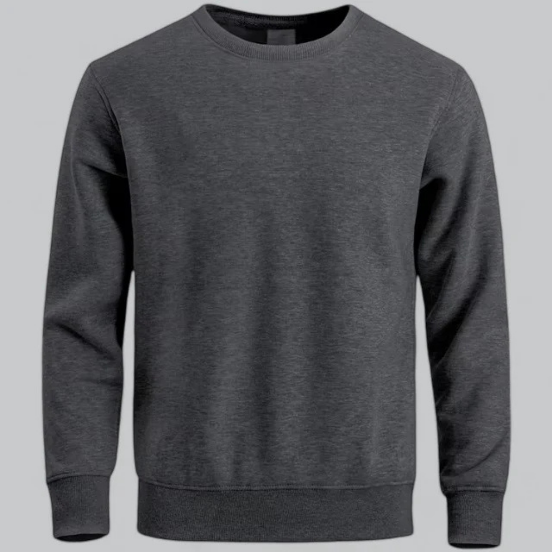 Men's Classic Casual Crewneck Sweater | Long Sleeve