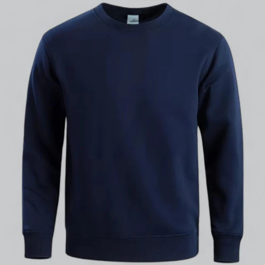 Men's Classic Casual Crewneck Sweater | Long Sleeve