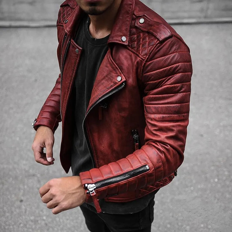 Men's Leather Jacket | Stylish Design