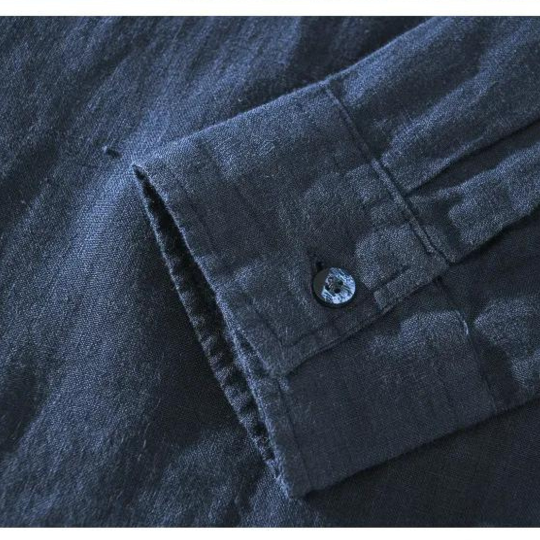 Lightweight Linen Shirt with Relaxed Fit