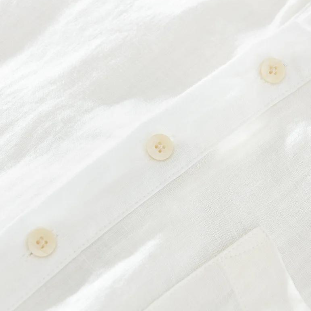 Lightweight Linen Shirt with Relaxed Fit