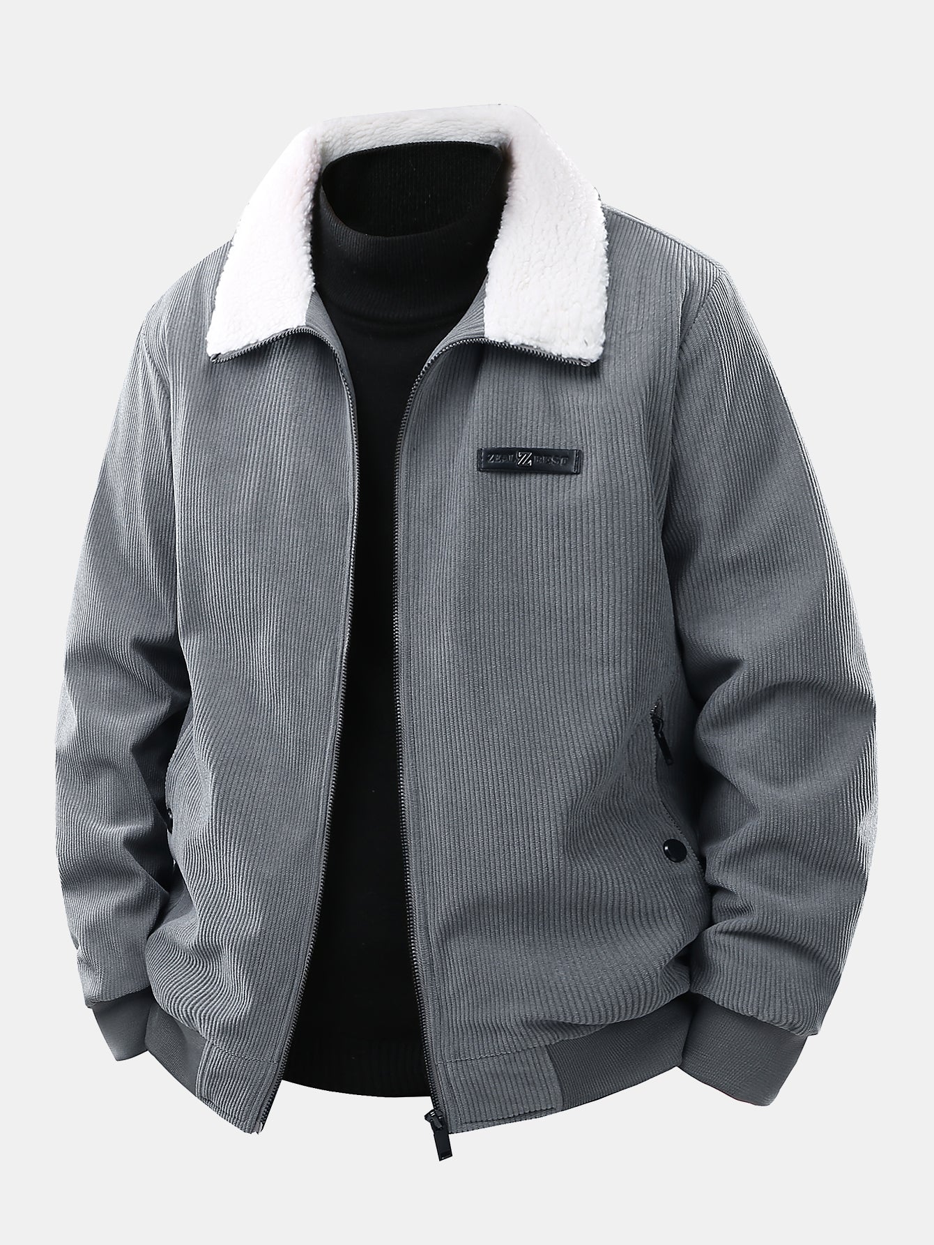 Frederick | teddy lined zip up corduroy jacket