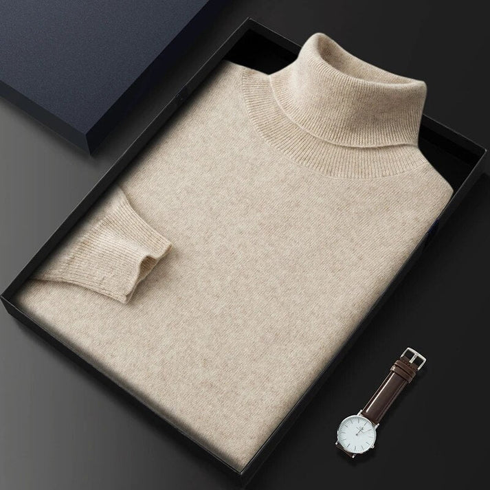 Men's Cashmere Turtleneck Sweater | Premium Quality