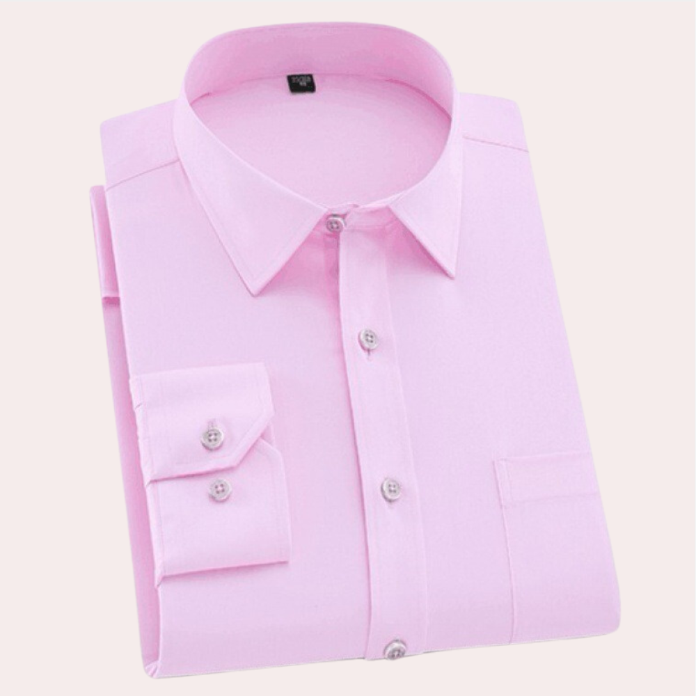 Classic Wrinkle-Free Men's Summer Shirt