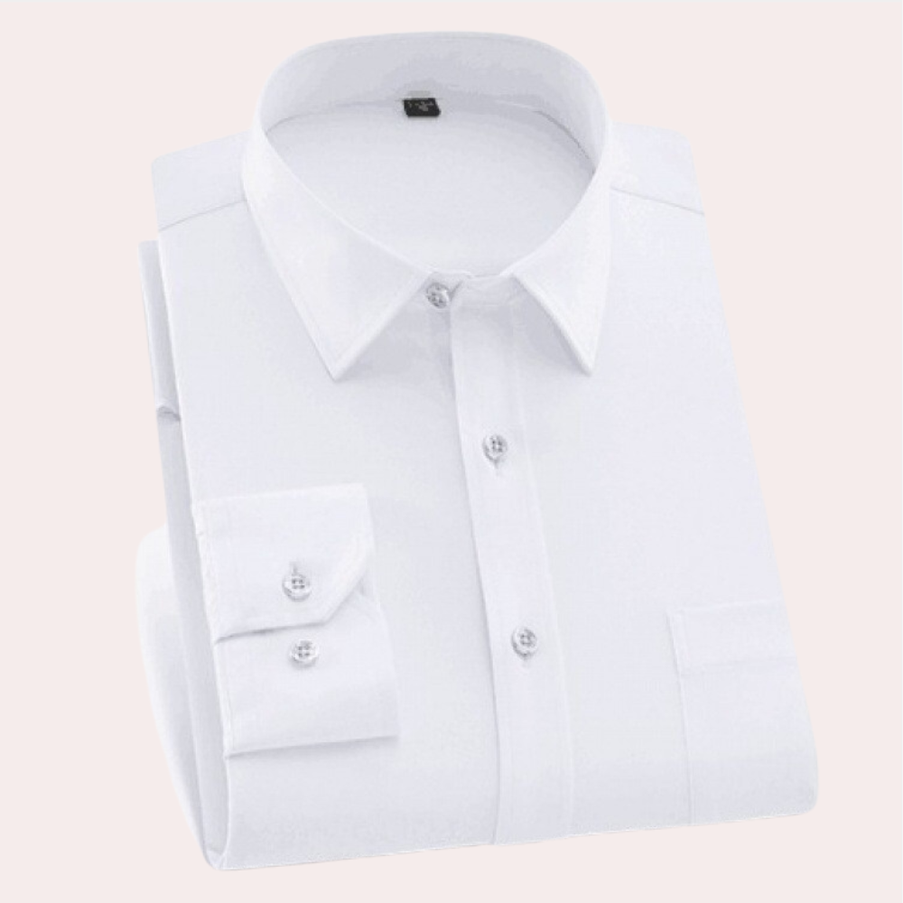 Classic Wrinkle-Free Men's Summer Shirt