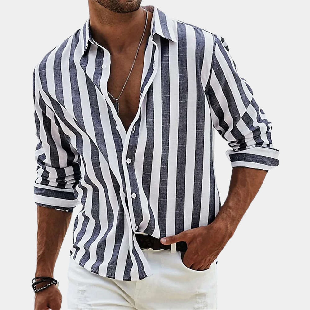 Striped Men's Summer Shirt