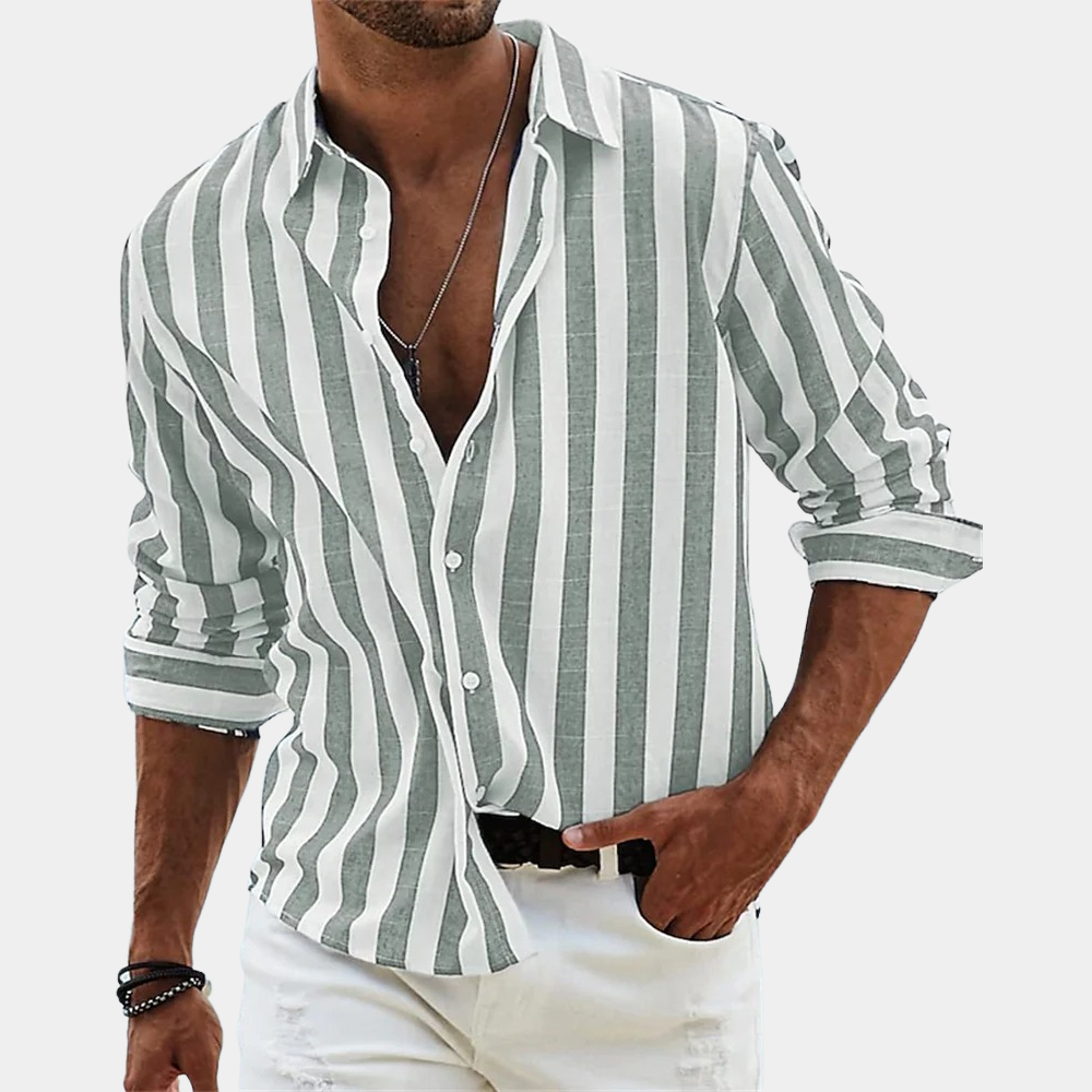 Striped Men's Summer Shirt