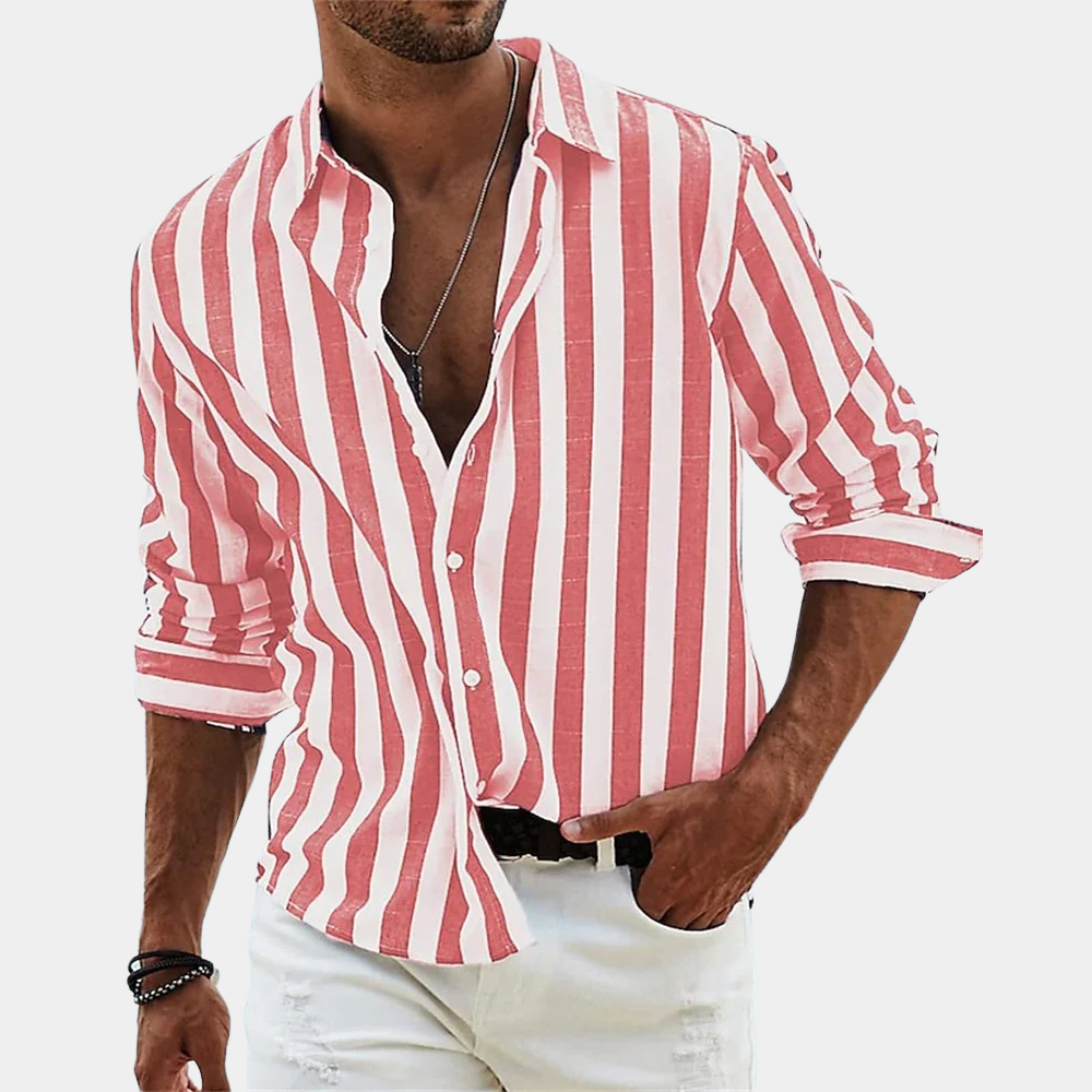 Striped Men's Summer Shirt