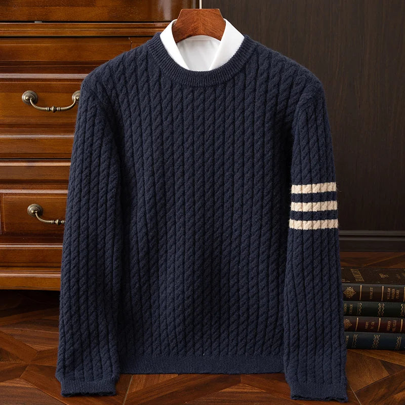 Zachary | Men's Striped Detail Sweater