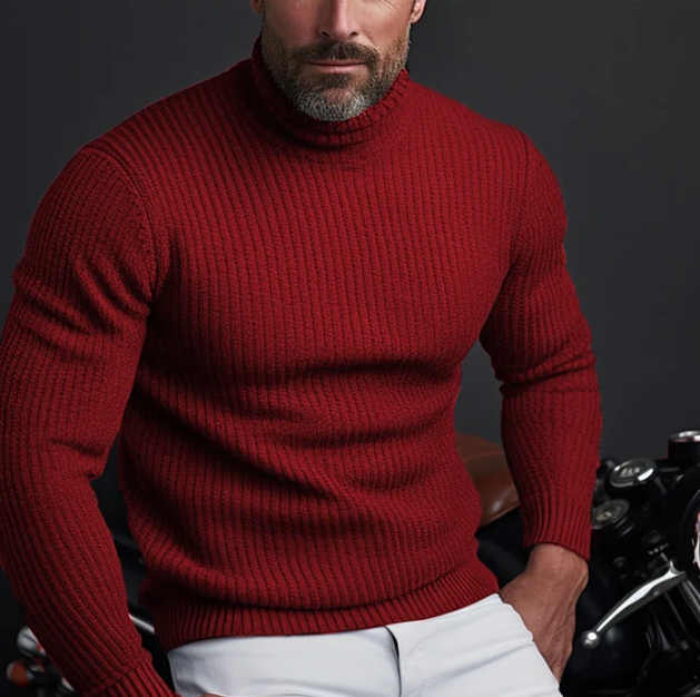 Men's Designer Turtleneck Sweater | Premium Quality