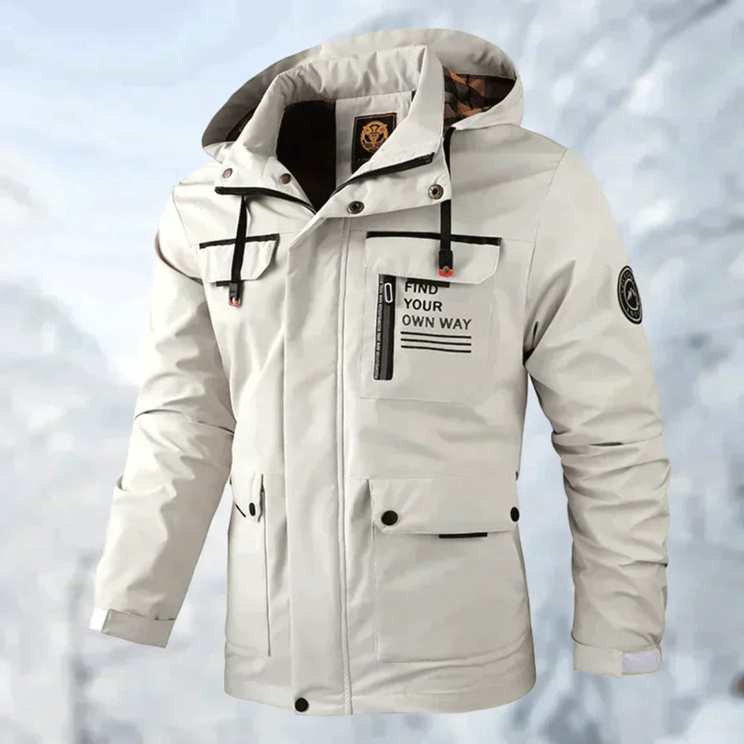 Men's Waterproof Rain Jacket with Hood