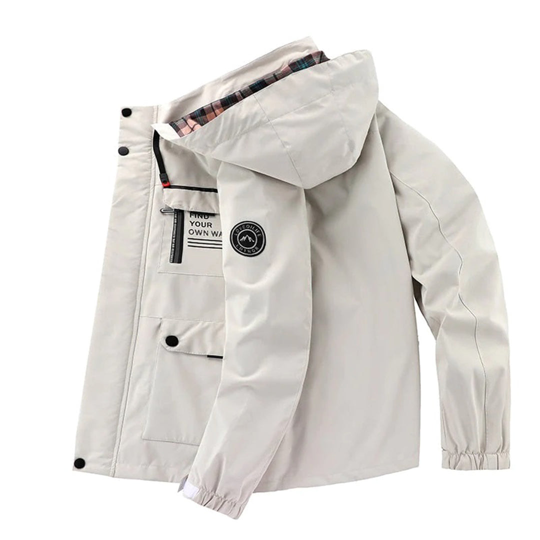 Men's Waterproof Rain Jacket with Hood
