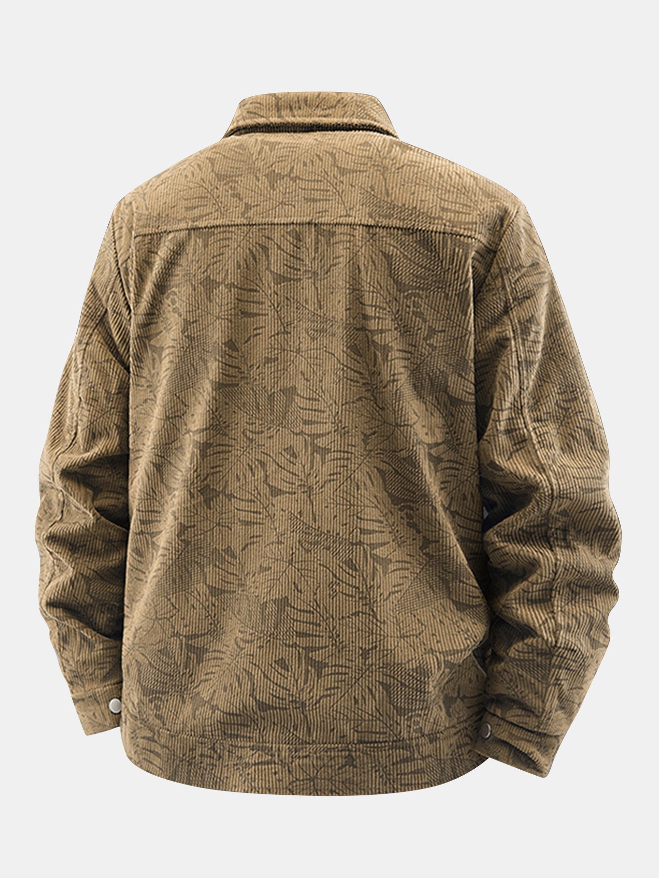 Benjamin | leaf print corduroy jacket