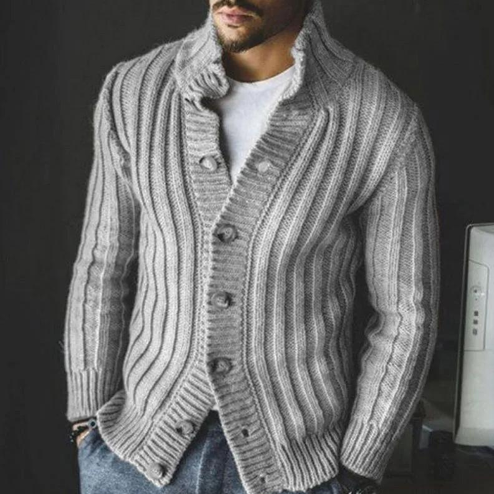 Elijah | Elegant Men's Winter Cardigan