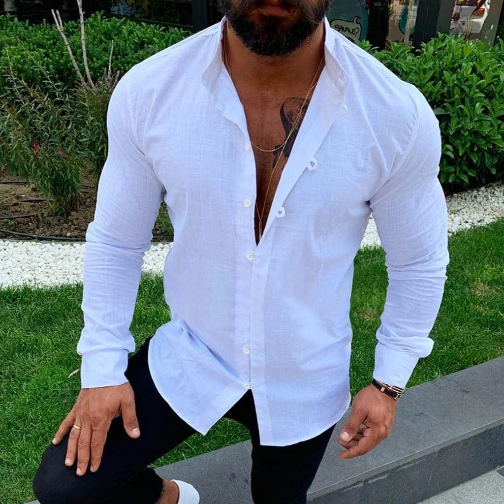 Lightweight Linen Shirt with Classic Appeal