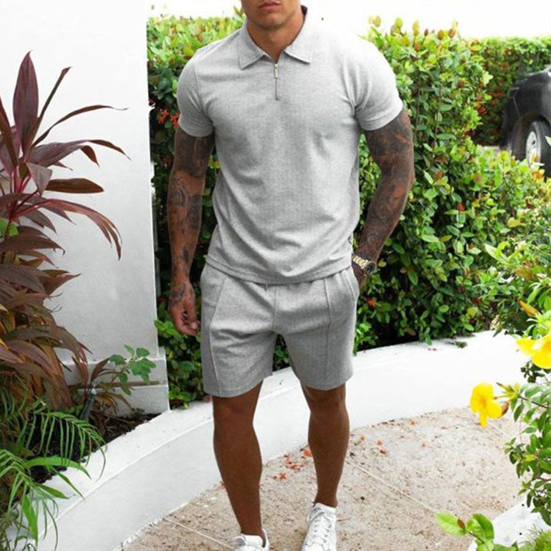 Trendy and Relaxed Men's Clothing Ensemble