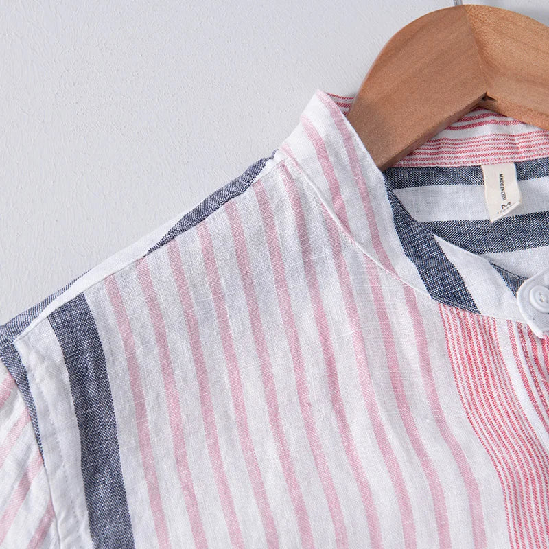 Stylish Striped Shirt with Breathable Fabric