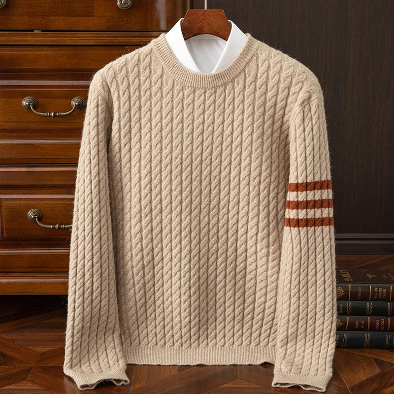 Zachary | Men's Striped Detail Sweater