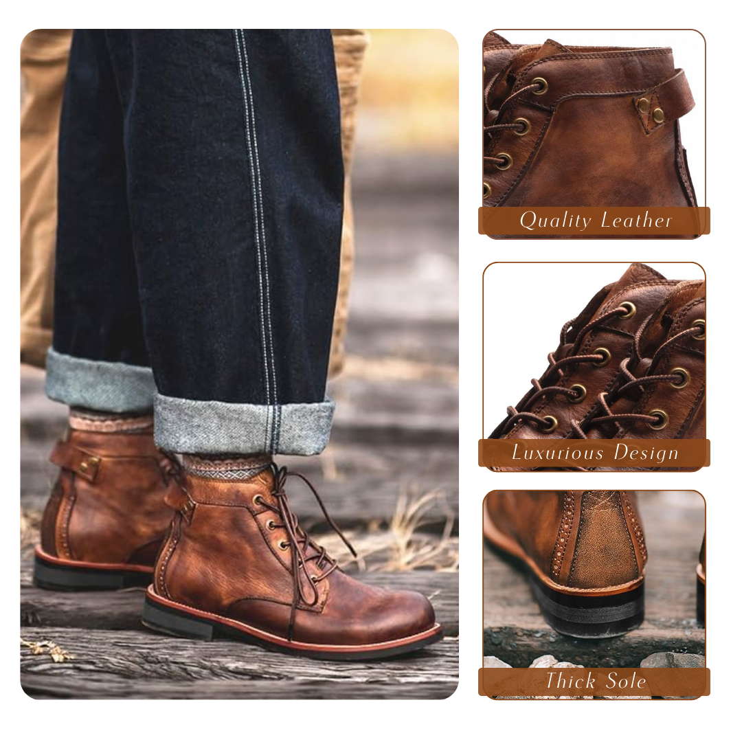 Charles | Men's Classic Leather Boots