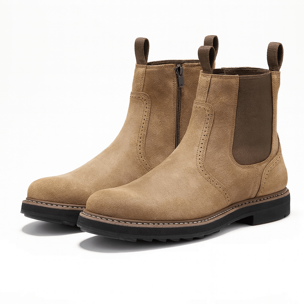 Christopher | Men's Chelsea Zipper Boots