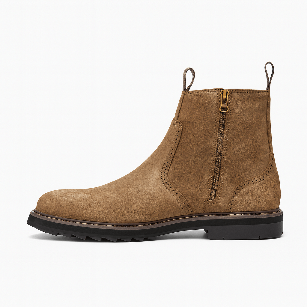 Christopher | Men's Chelsea Zipper Boots
