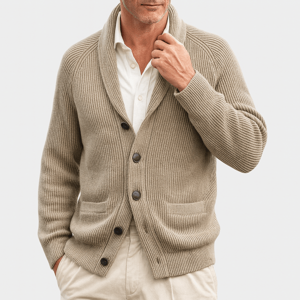 Spencer | Men's Deluxe Knit Cardigan