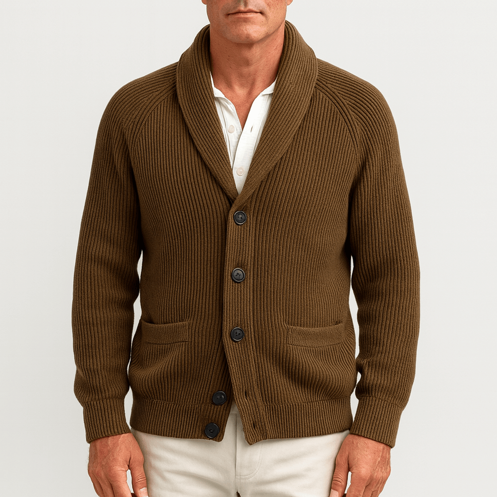 Spencer | Men's Deluxe Knit Cardigan