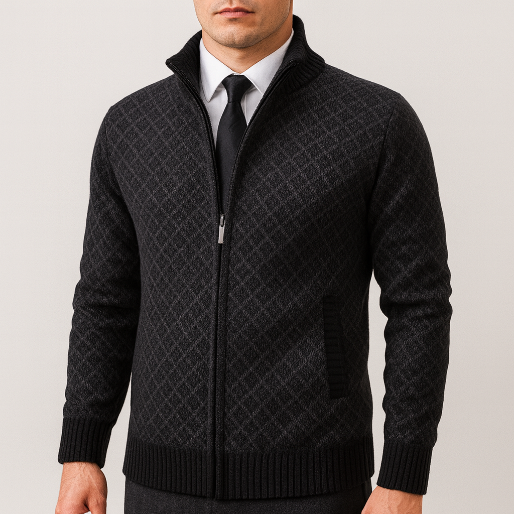 Maxwell | Men's Fitted Knit Cardigan