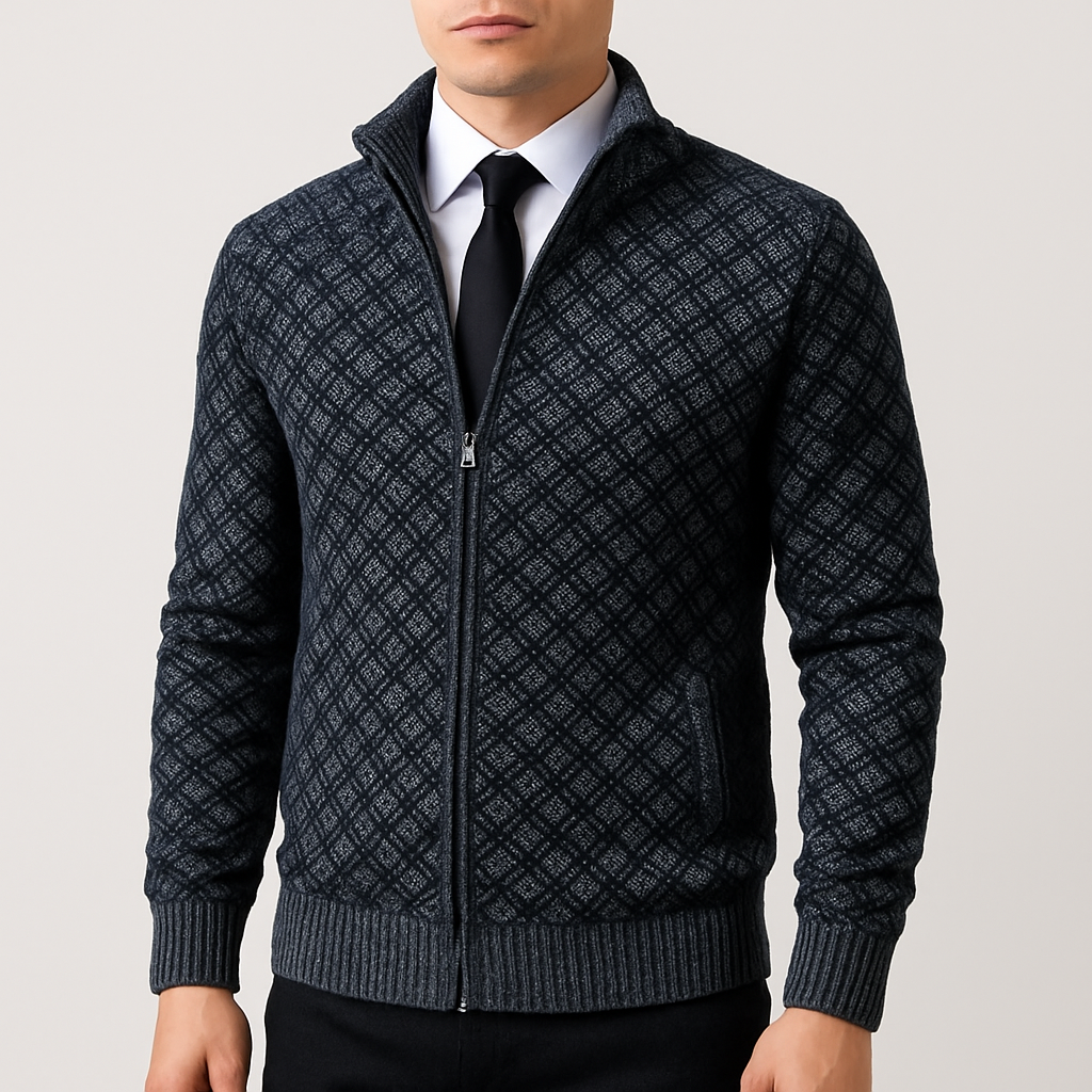 Maxwell | Men's Fitted Knit Cardigan