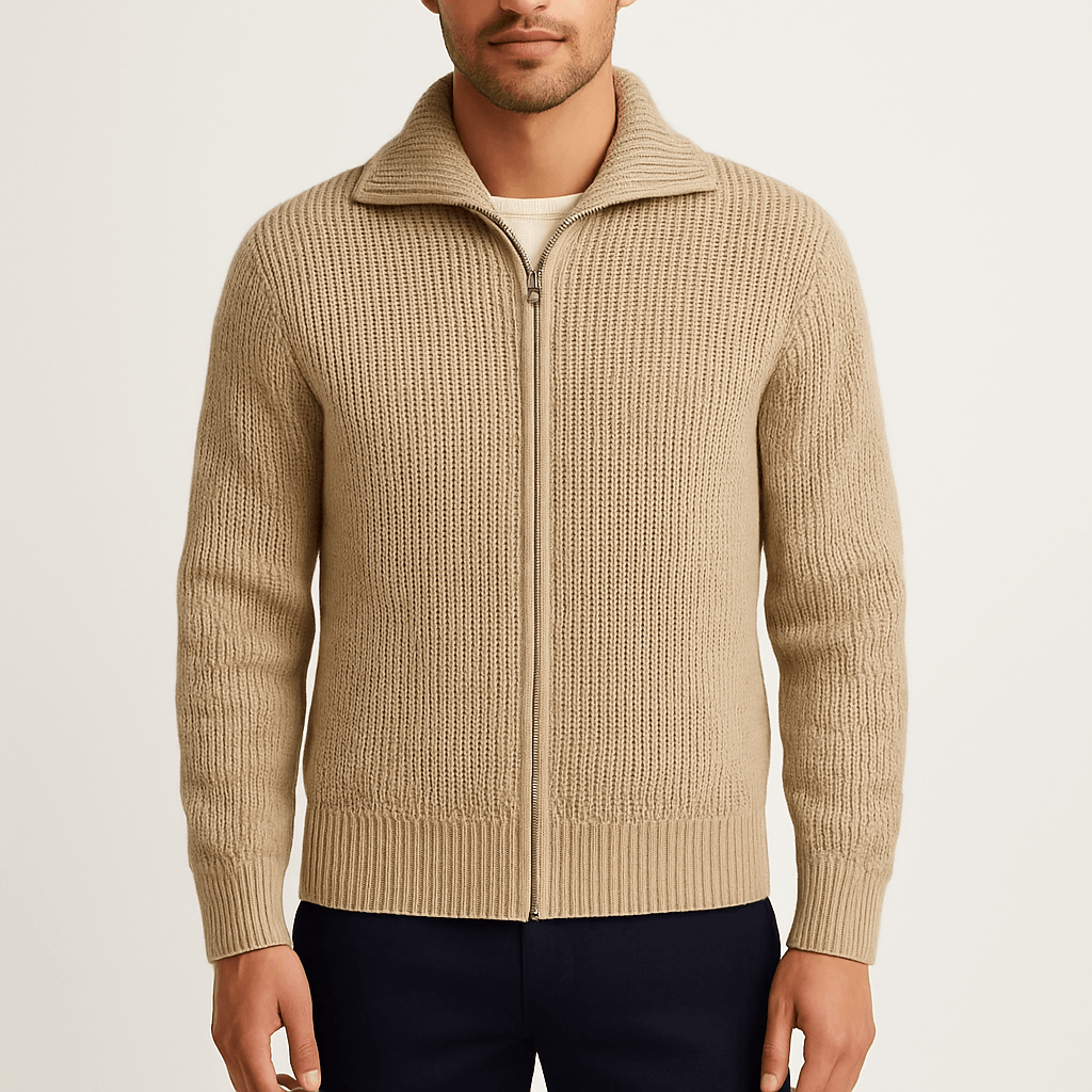 Reuben | Men's Full-Zip Knit Cardigan