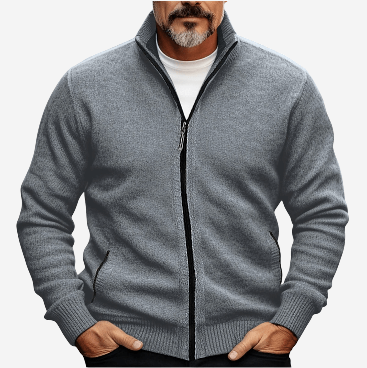 Harrison | Men's Full-Zip Knit Cardigan