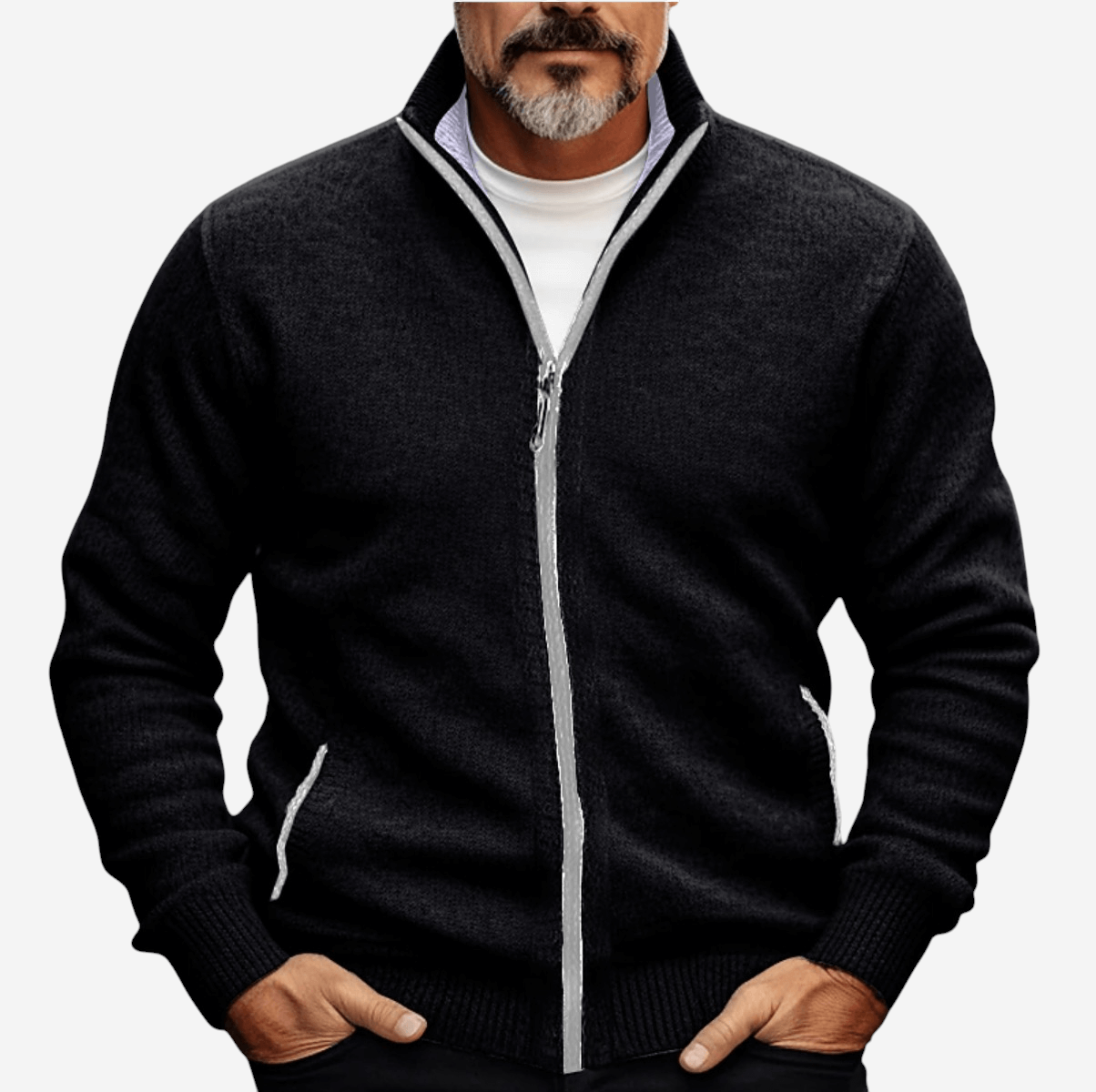 Harrison | Men's Full-Zip Knit Cardigan