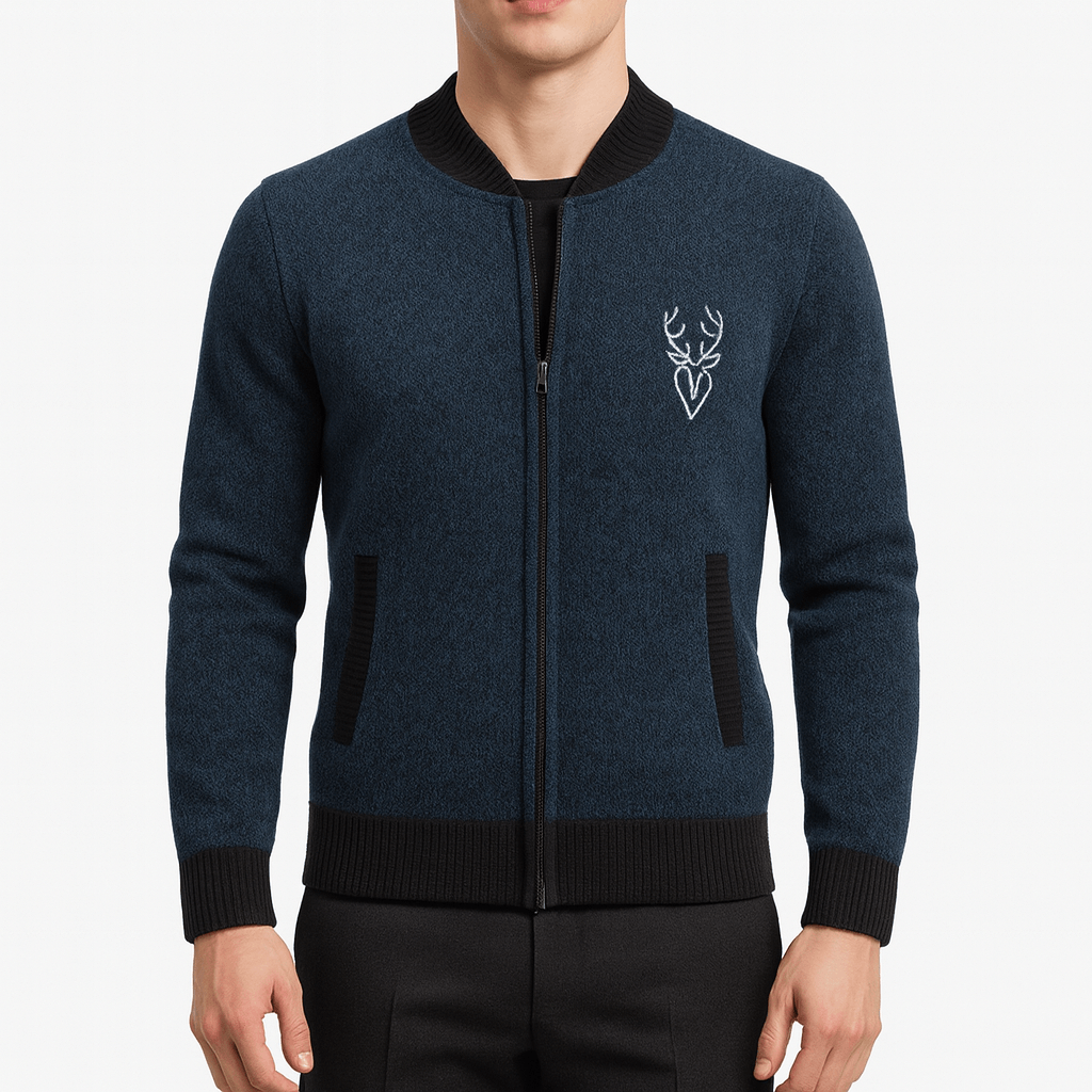 Archie | Men's Knit Zip Cardigan Sweater