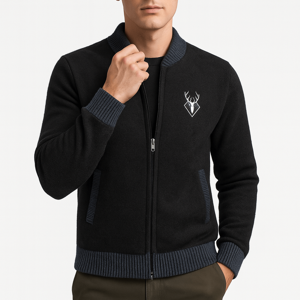 Archie | Men's Knit Zip Cardigan Sweater
