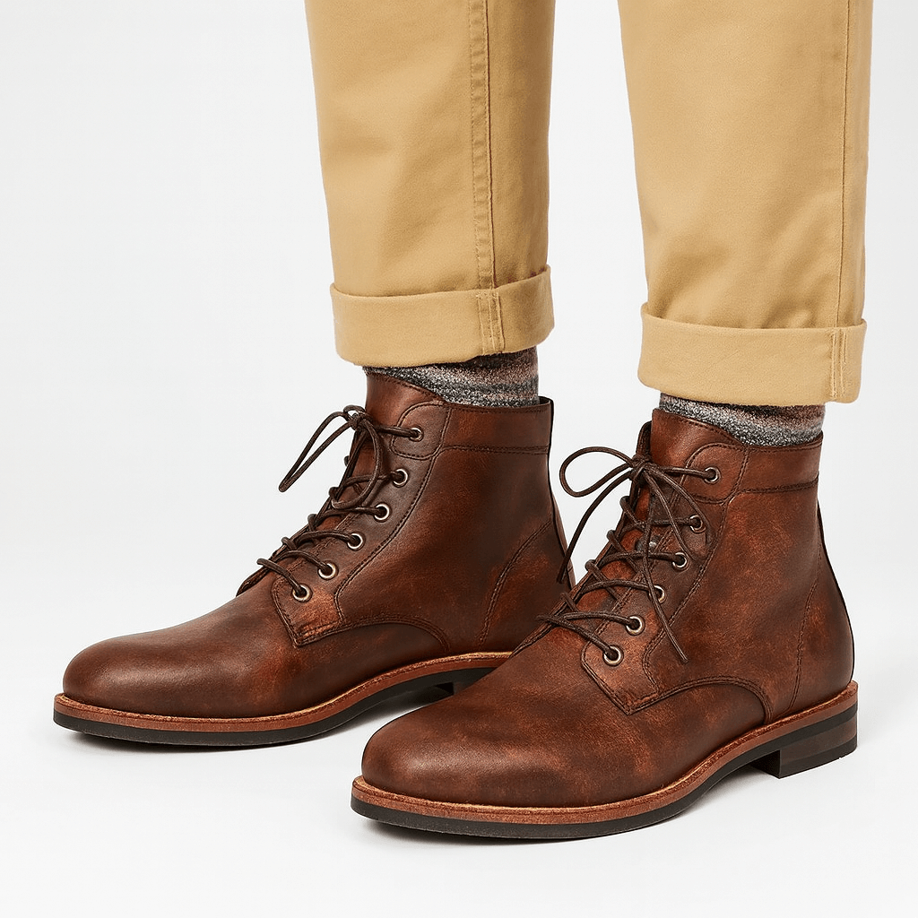 Benjamin | Men's Leather Lace-Up Boots