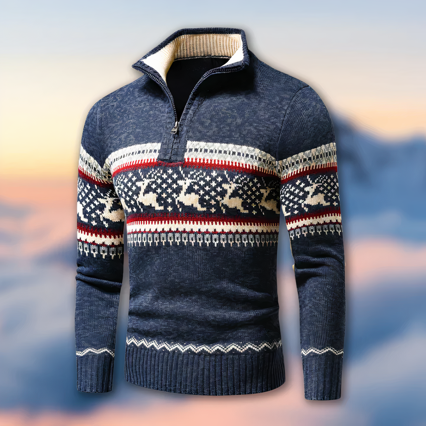 Men's Half-Zip Sweater | Munro Style