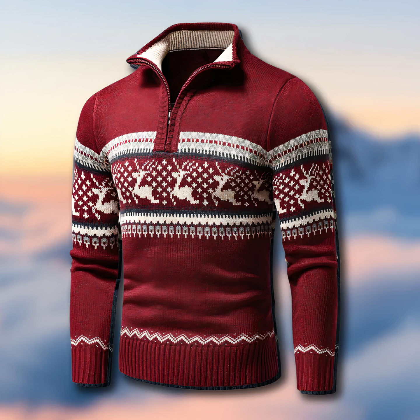 Men's Half-Zip Sweater | Munro Style
