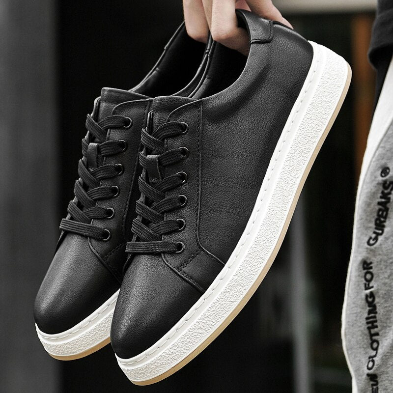 George | Men's Everyday Leather Casual Sneakers