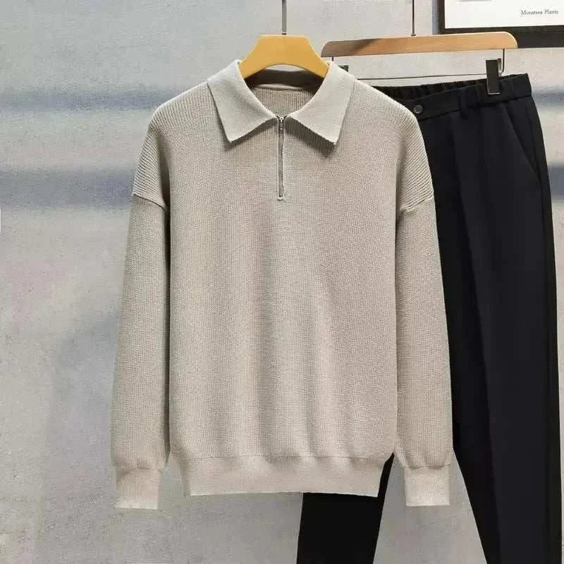 Victor | Men's Half-Zip Knitted Sweater